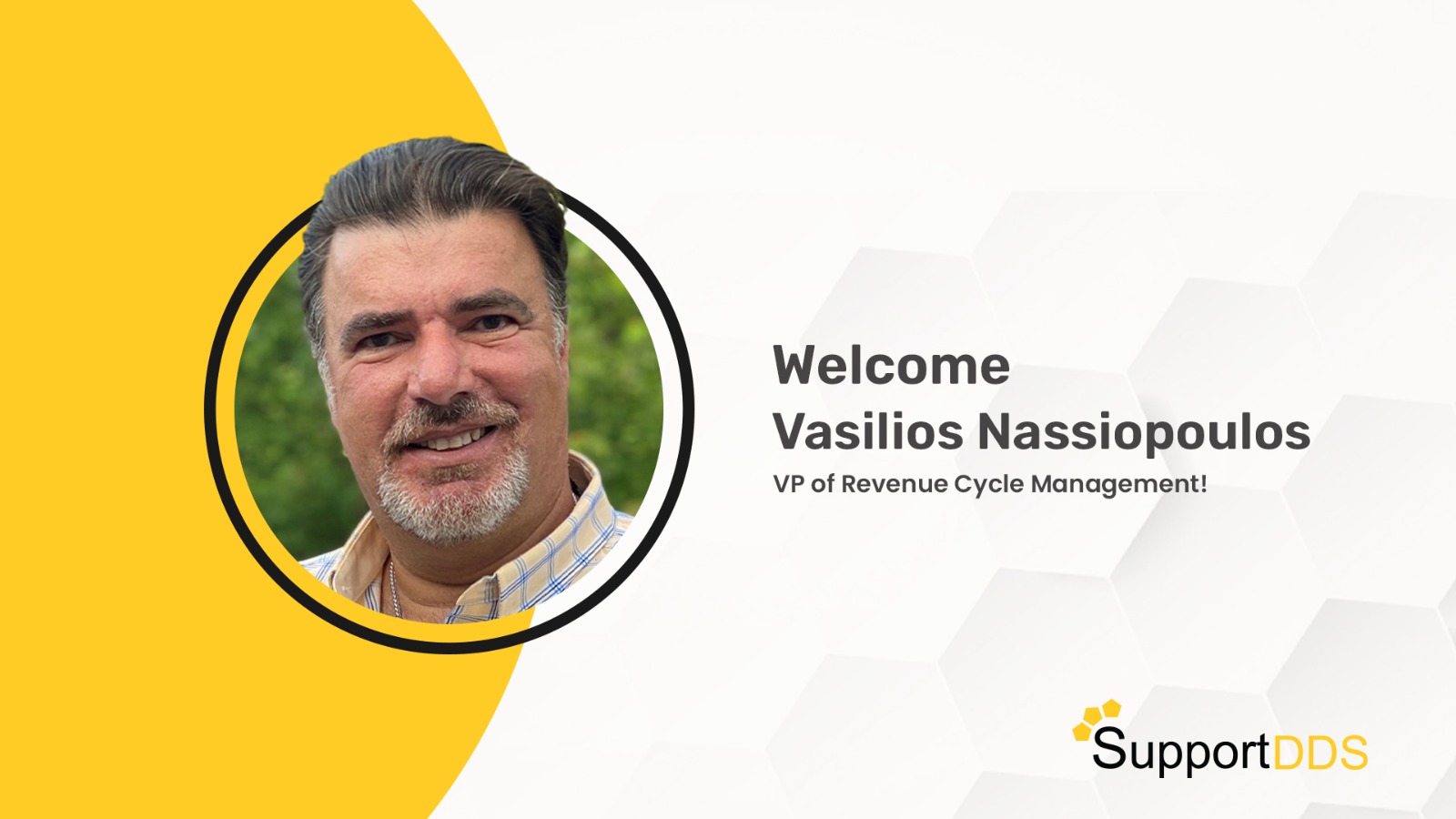 Welcome to our new Vice President of Revenue Cycle Management