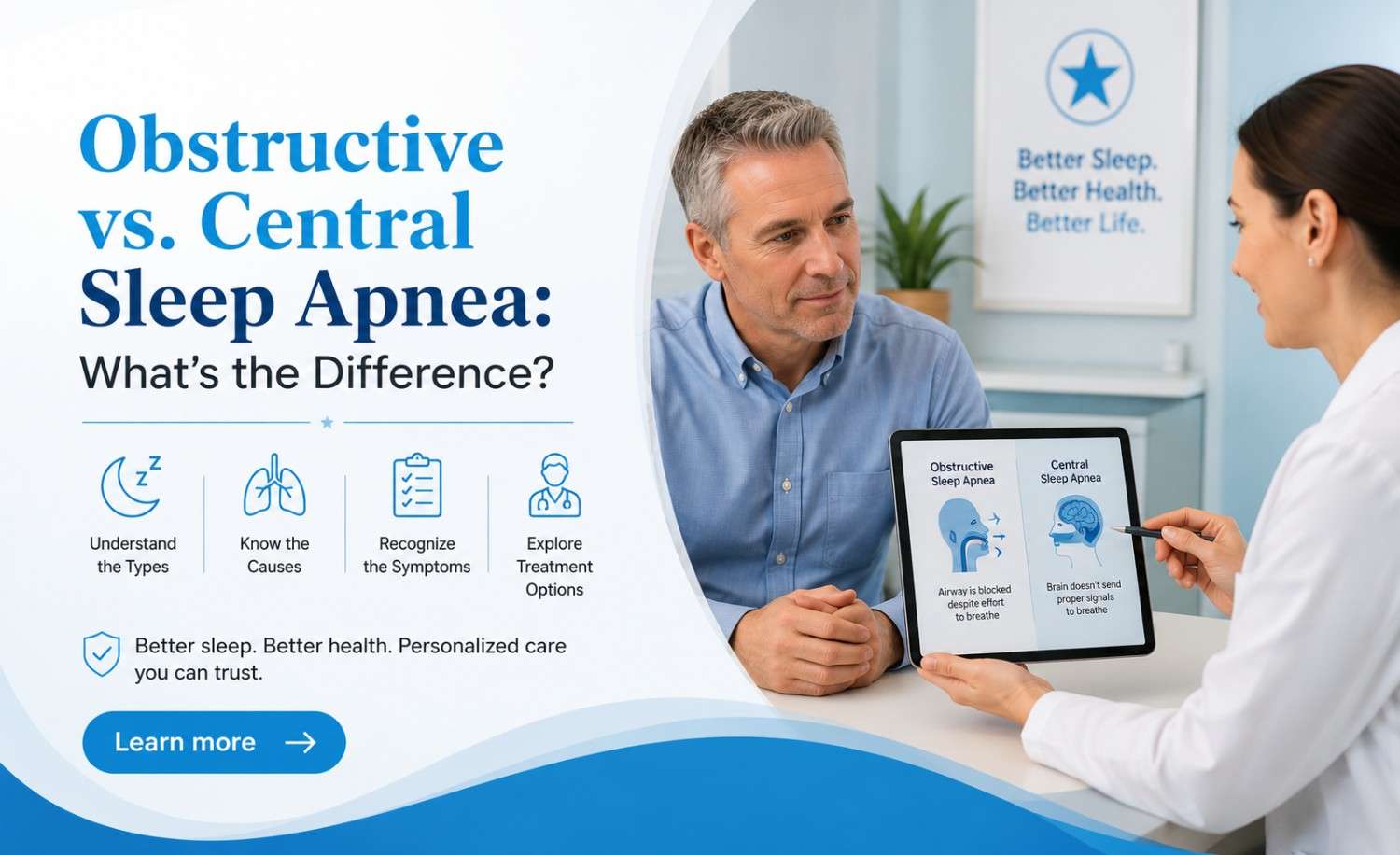Obstructive vs Central Sleep Apnea: What's the Difference?